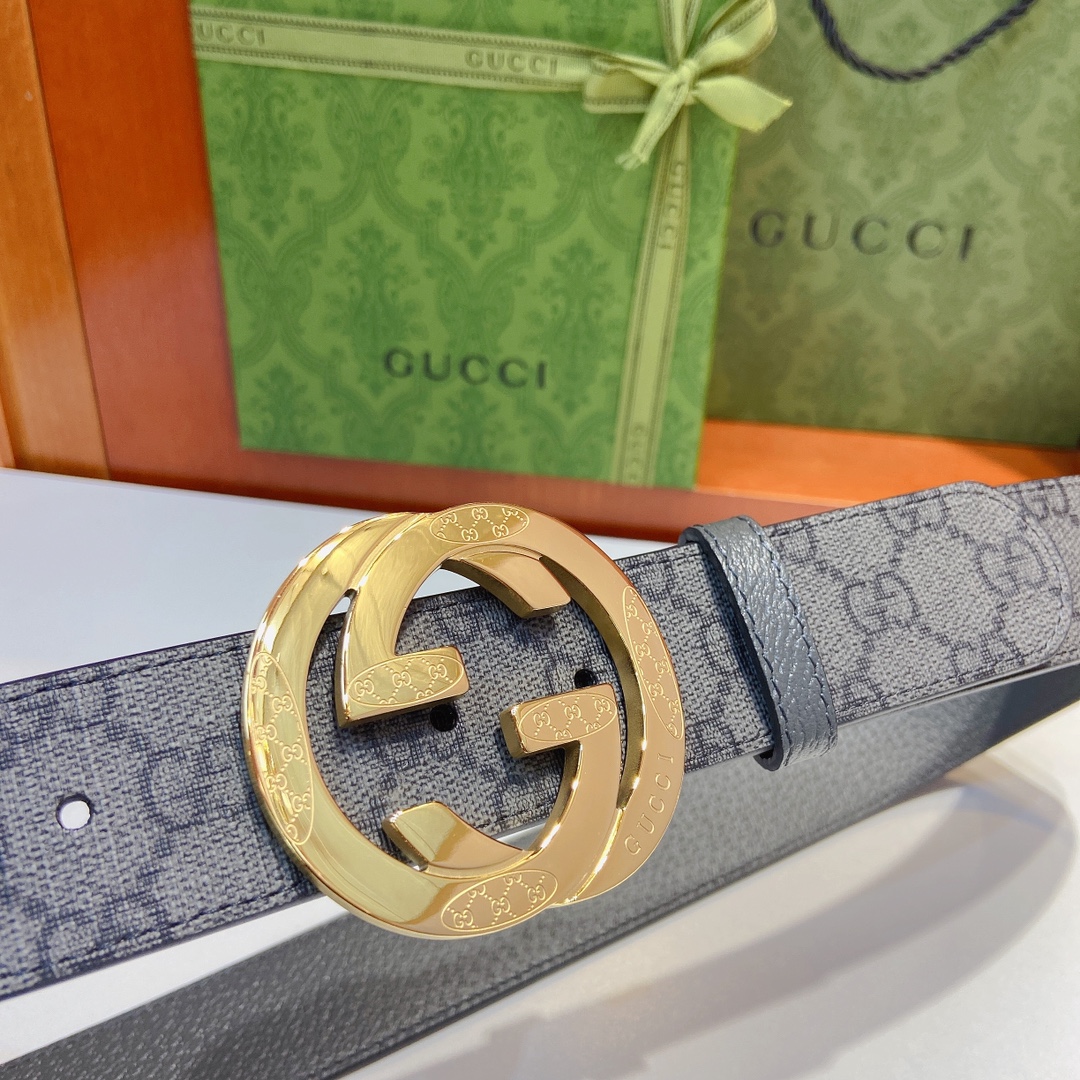 Gucci古奇经典款双面原厂面料搭配