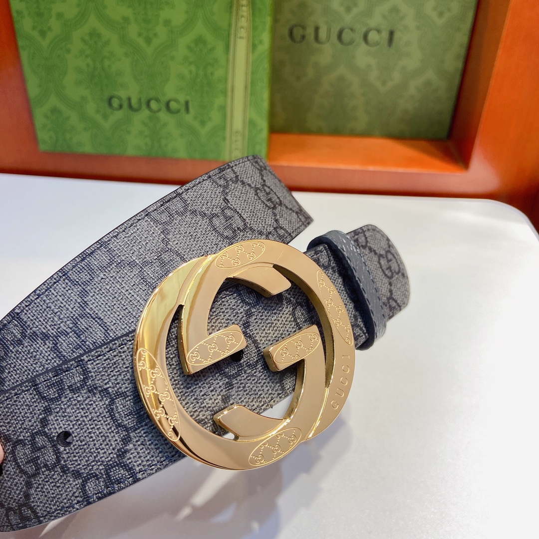 Gucci古奇经典款双面原厂面料搭配