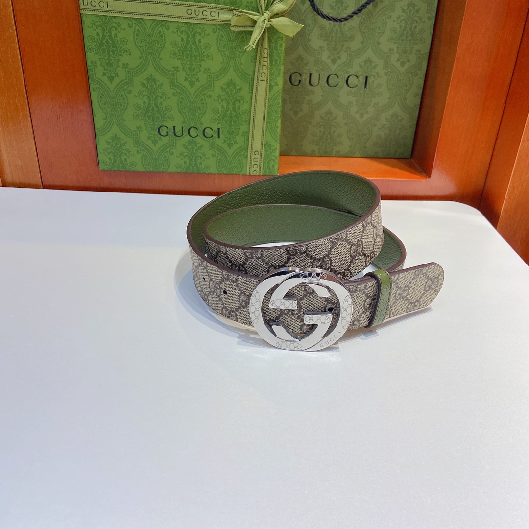 Gucci古奇经典款双面原厂面料搭配