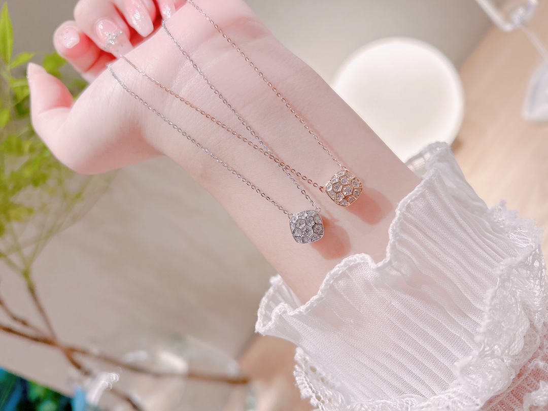 Solid Silver Necklace Unique Valentine's Day Gold