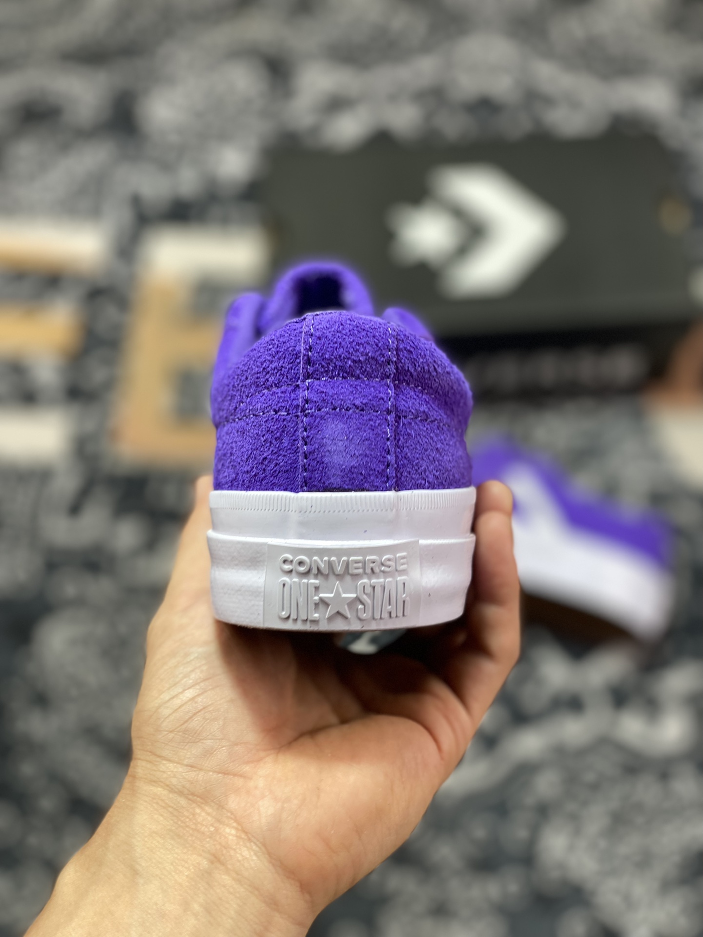 Converse One Star BaSuede Imperial Purple One Star Series Skateboard Shoes