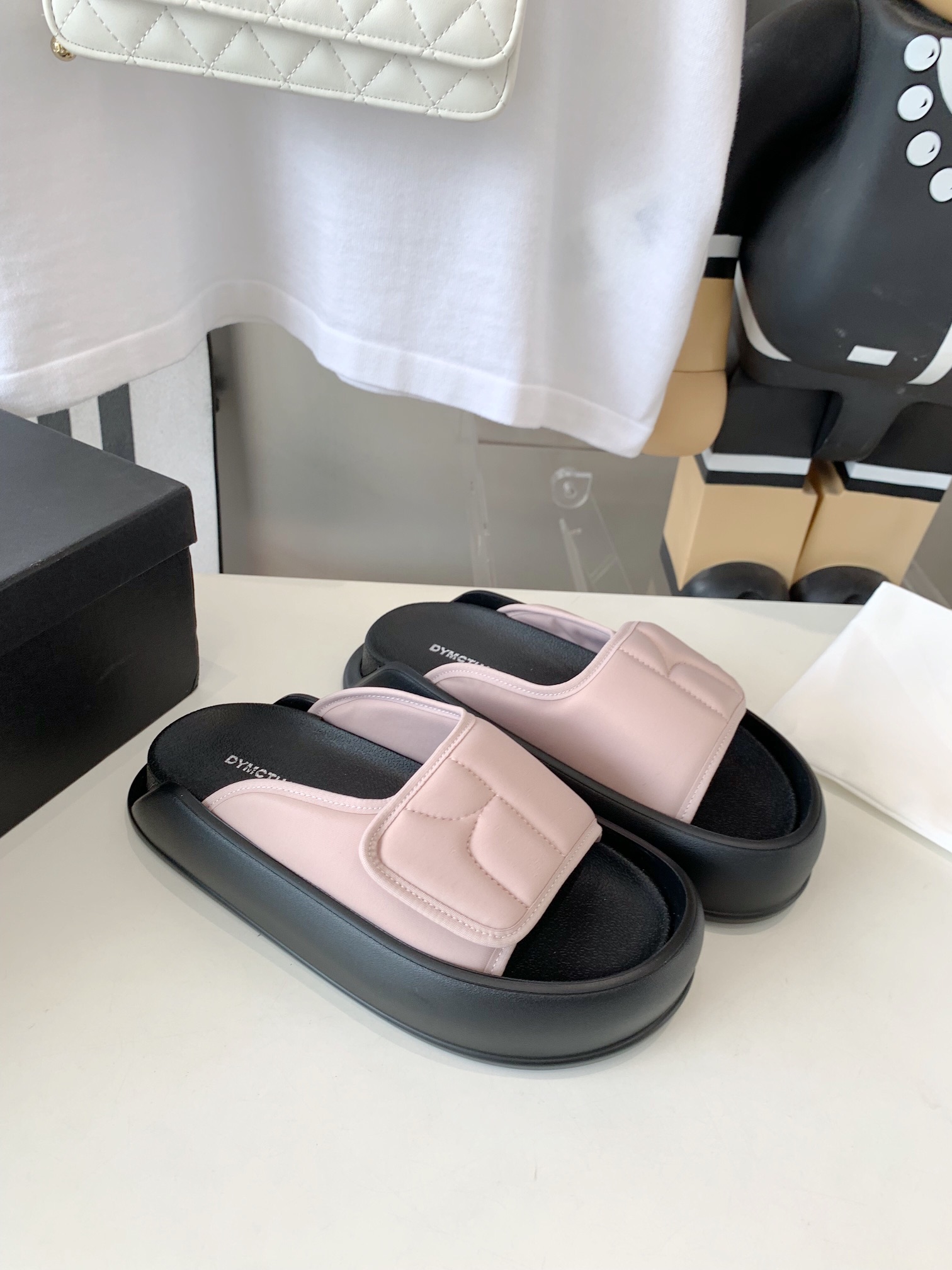 2023SS High-Weave Slippers with Increased Height and Imported Materials - 图片 3