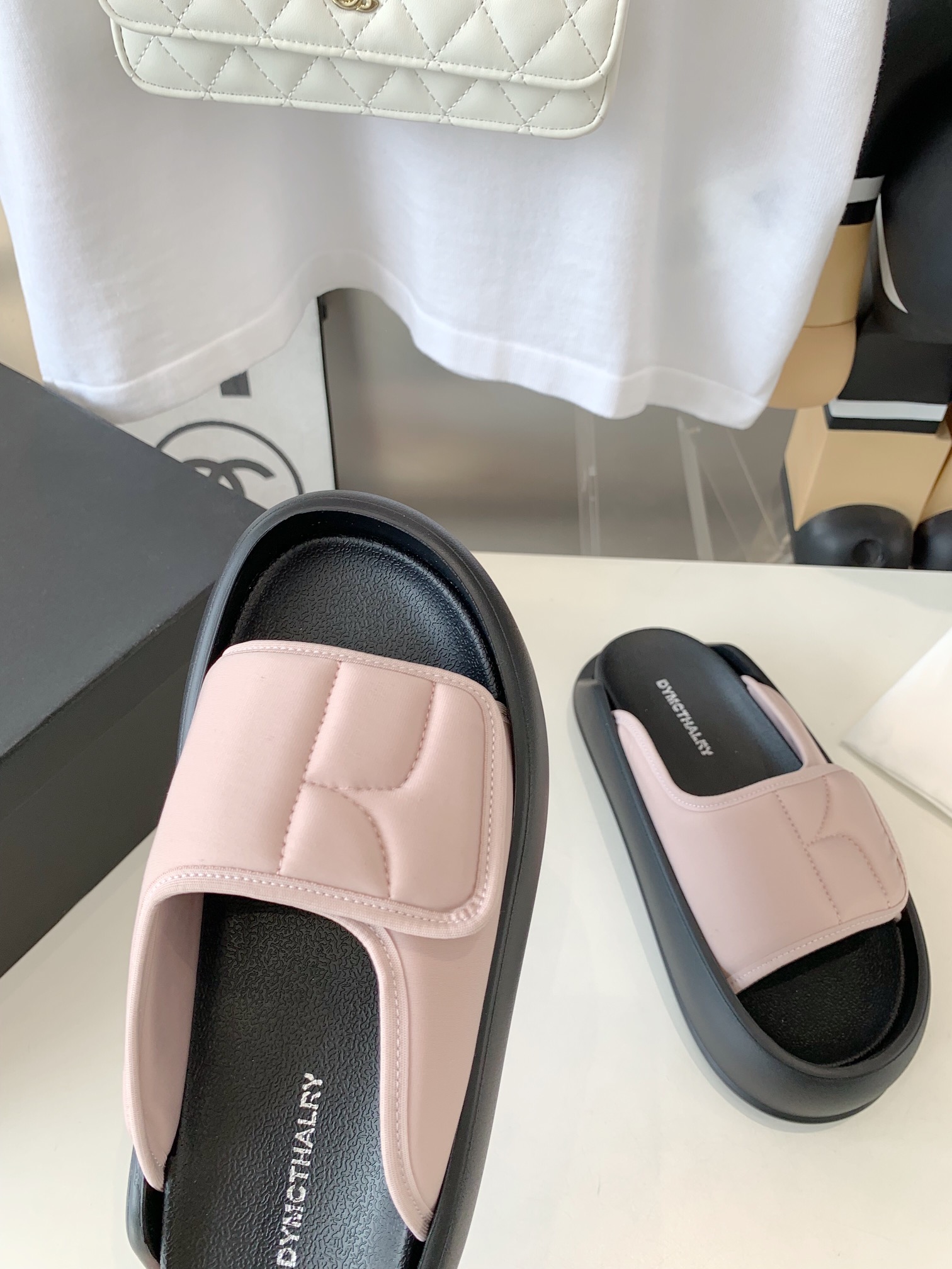 2023SS High-Weave Slippers with Increased Height and Imported Materials - 图片 6