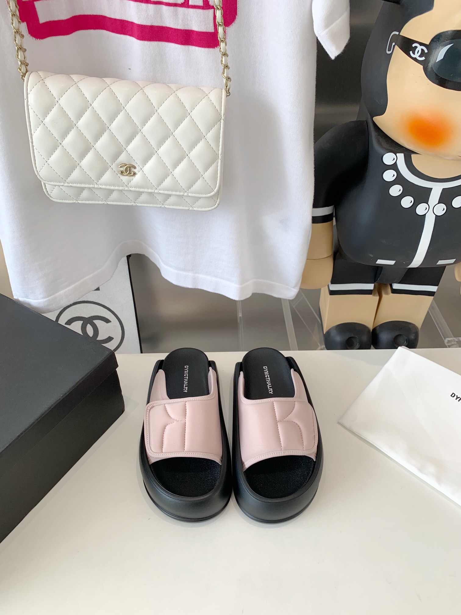 2023SS High-Weave Slippers with Increased Height and Imported Materials - 图片 9