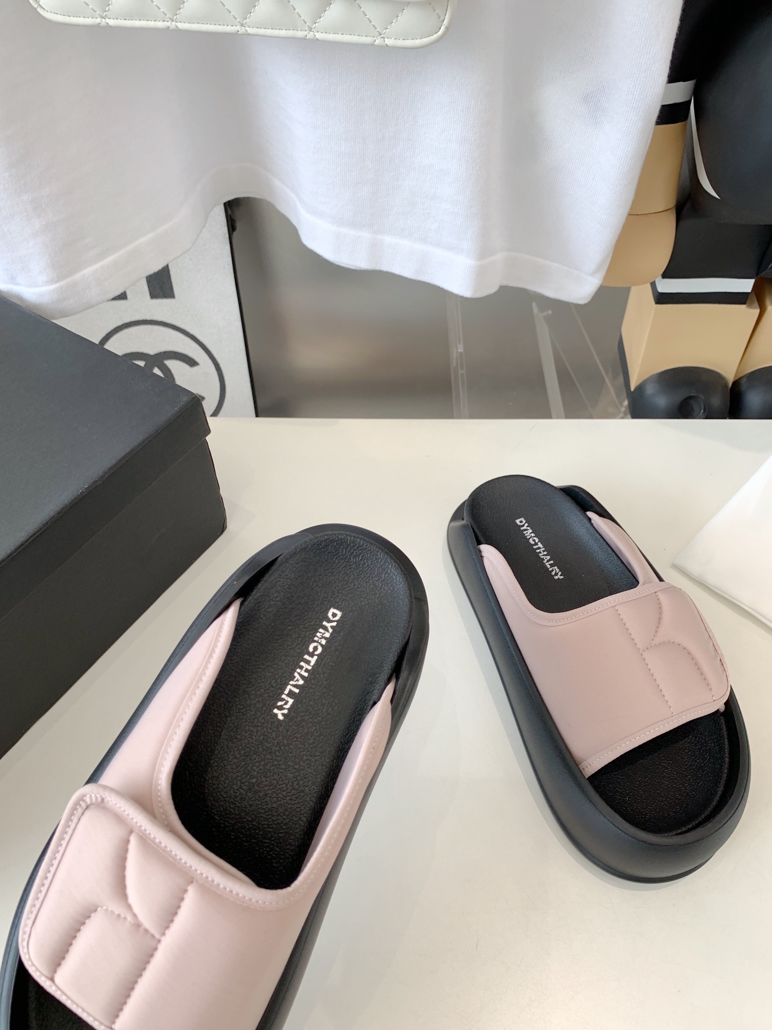 2023SS High-Weave Slippers with Increased Height and Imported Materials - 图片 5