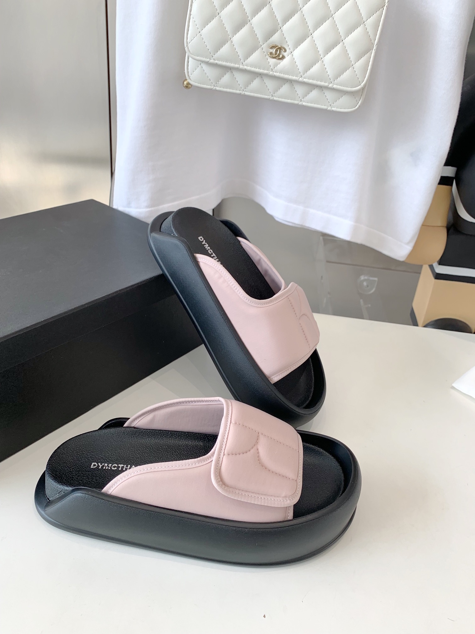 2023SS High-Weave Slippers with Increased Height and Imported Materials - 图片 4