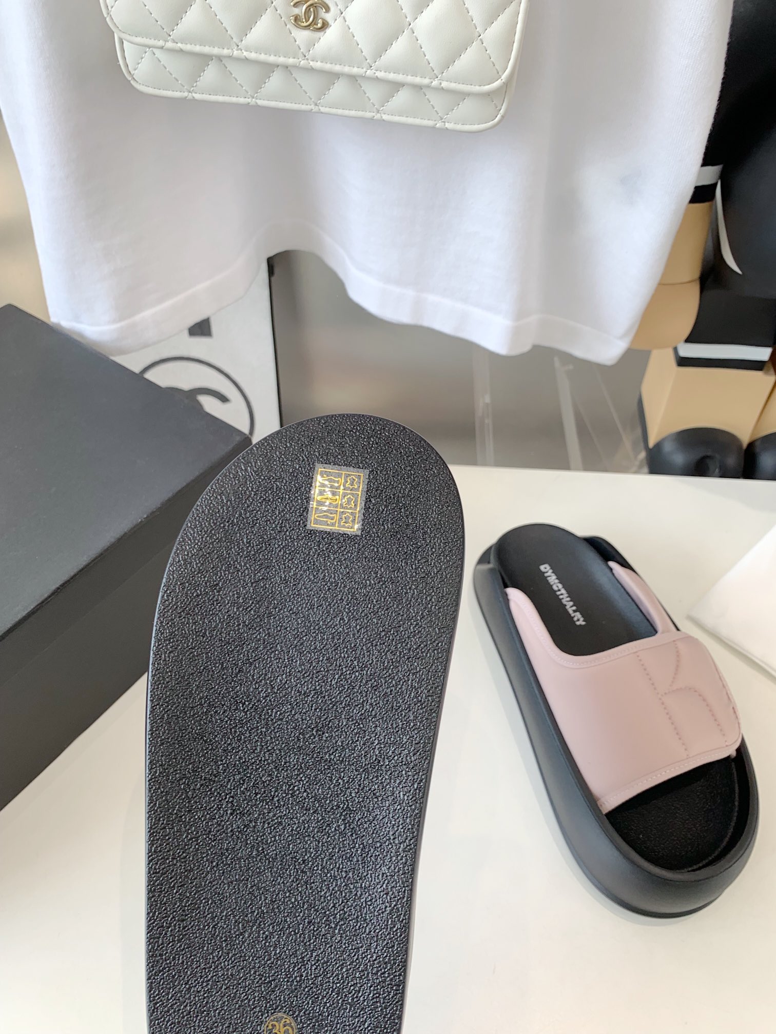 2023SS High-Weave Slippers with Increased Height and Imported Materials - 图片 7