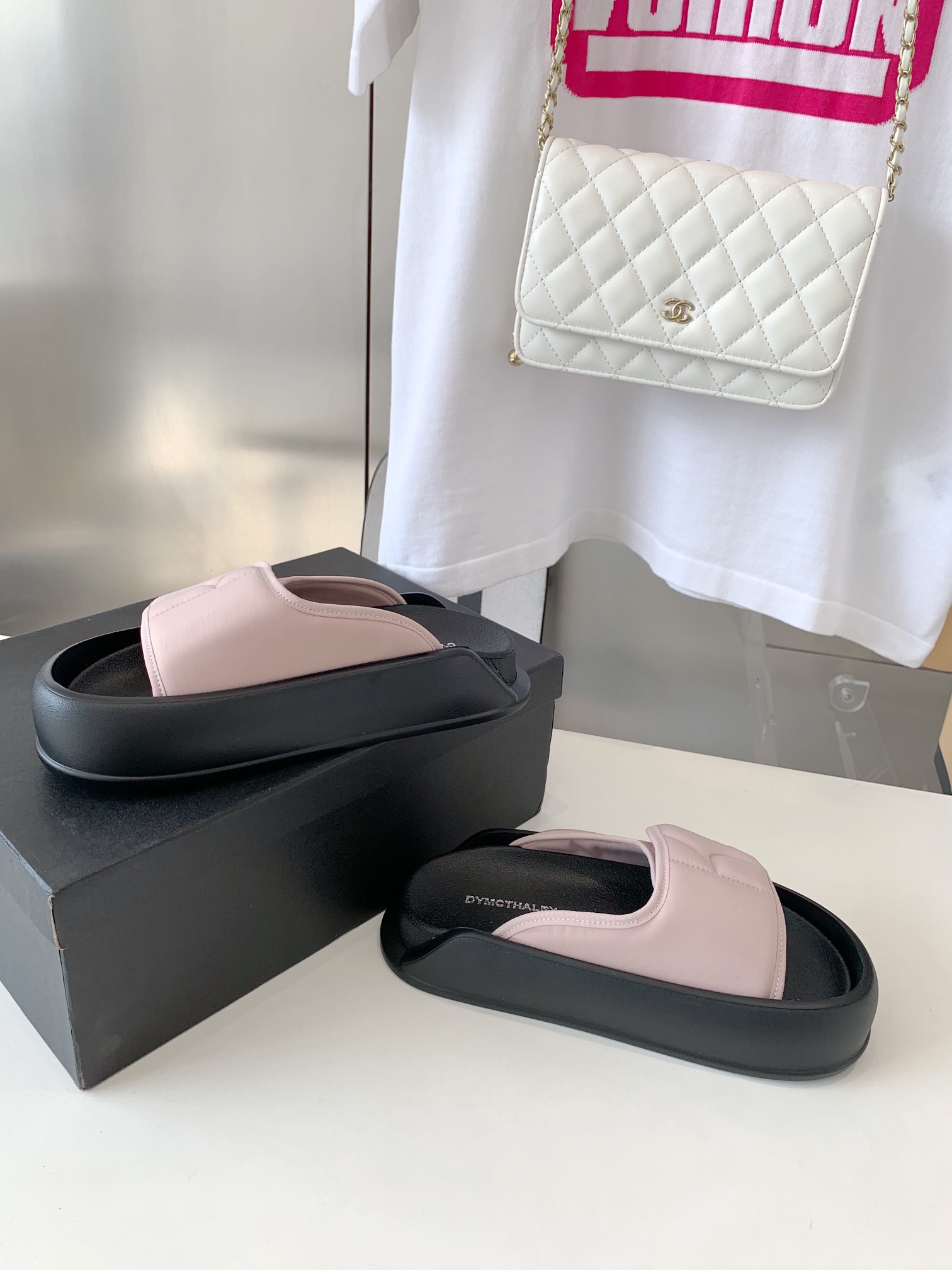 2023SS High-Weave Slippers with Increased Height and Imported Materials - 图片 2