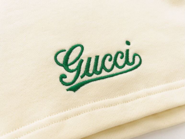 190 gucci 古驰 23Ss夏季新款字母 双g刺绣 logo标识短裤