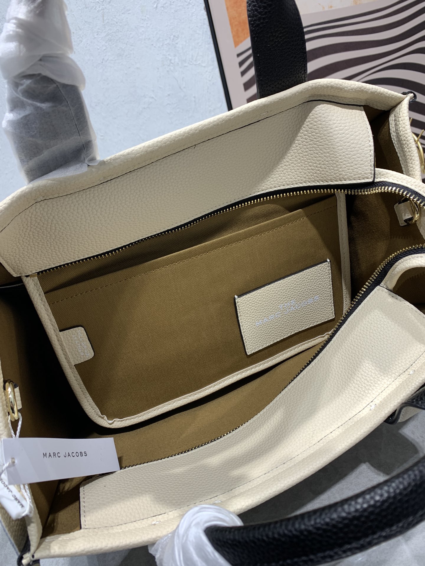 450 荔枝纹牛皮托特包-MARC JABS- the traveler tote bag托特包 02035-1