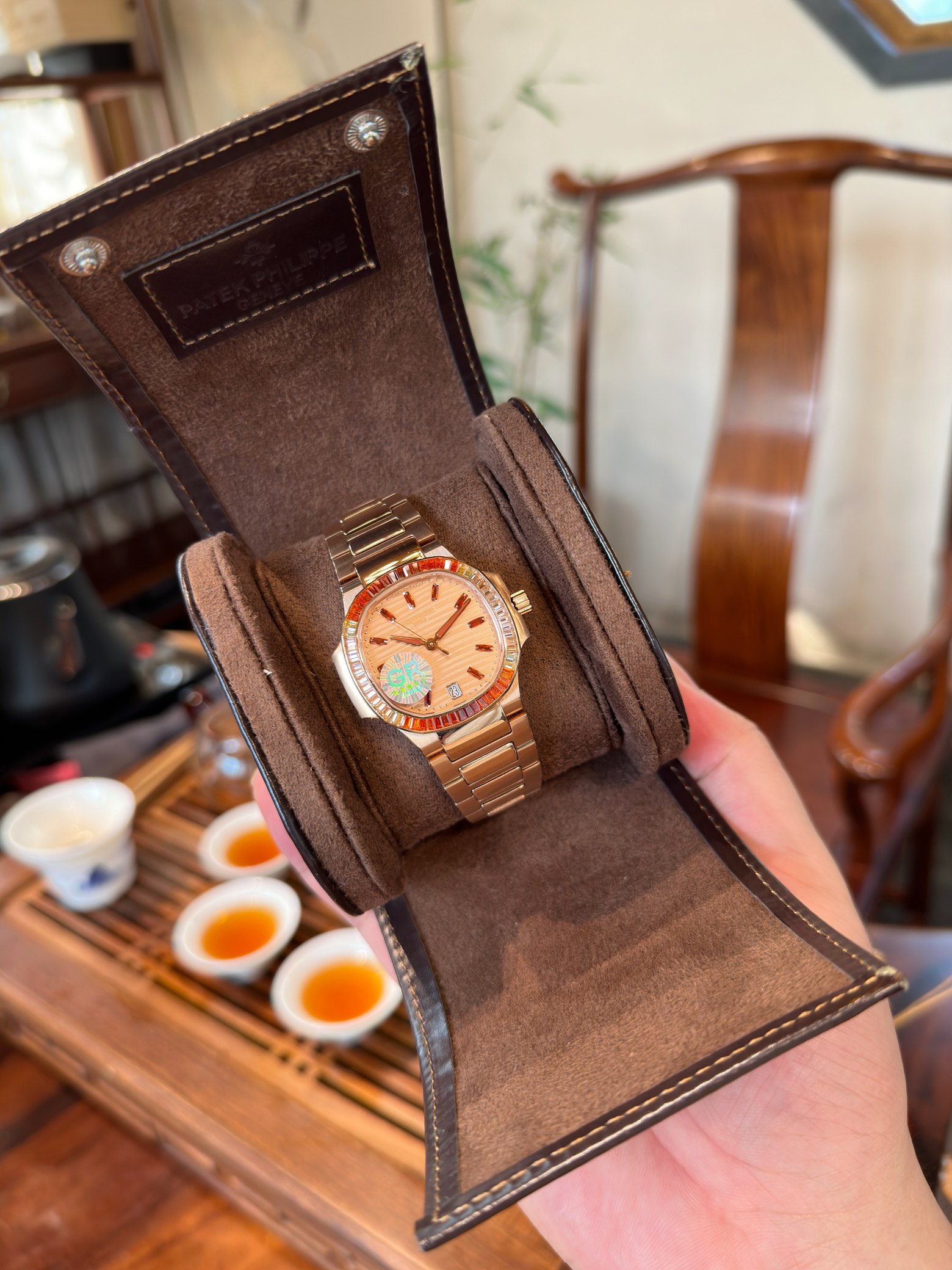 Patek Philippe Swiss Master Horology Mechanical Watch Timepiece