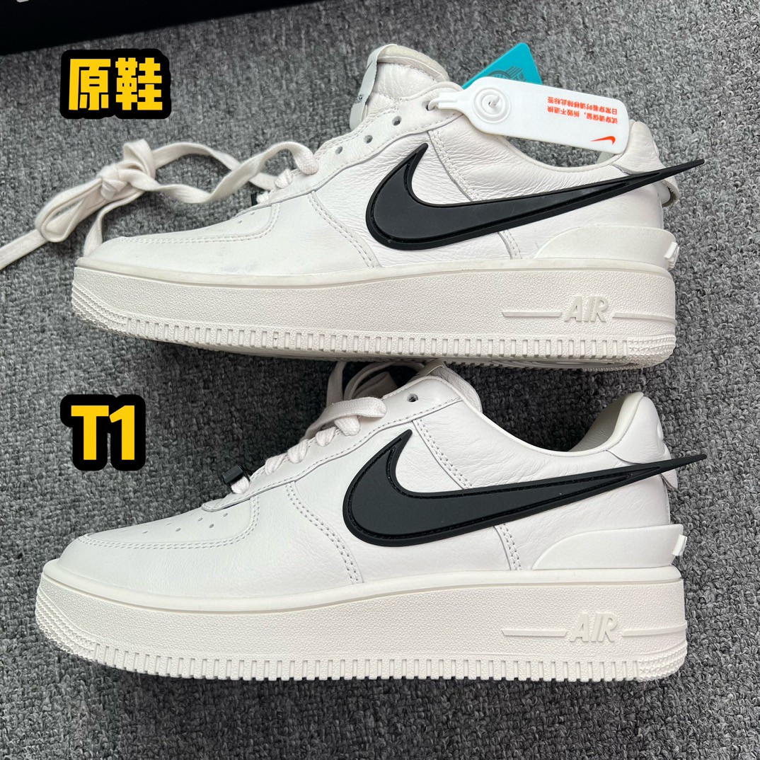 【T1 外贸版】 Ambush x AF1 Air Force 1 Low 空军一号低帮运动板鞋 联名大钩白黑 DV3464-002n市场最优版本 完美品控 全套原原楦纸版 原厂Prime Asia贝利进口皮料加持 越南原大装底数据 私模大底最大开发至47.5 左右脚Logo不同 注意区分 全鞋电脑针车 工整有序 视觉效果满分 新版鞋撑改用纸团代替 原厂港宝加持完美还原灵魂版型 原盒原配从里到外百分百还原 所有细节均可匹配公司原版 发外贸可100%充正SIZE：36-47.5n-莆田鞋批发中心