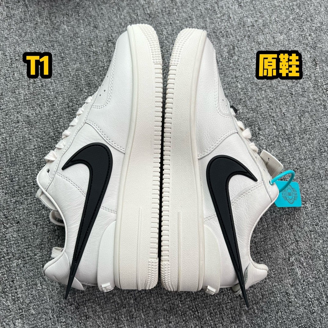 图片[4]-【T1 外贸版】 Ambush x AF1 Air Force 1 Low 空军一号低帮运动板鞋 联名大钩白黑 DV3464-002n市场最优版本 完美品控 全套原原楦纸版 原厂Prime Asia贝利进口皮料加持 越南原大装底数据 私模大底最大开发至47.5 左右脚Logo不同 注意区分 全鞋电脑针车 工整有序 视觉效果满分 新版鞋撑改用纸团代替 原厂港宝加持完美还原灵魂版型 原盒原配从里到外百分百还原 所有细节均可匹配公司原版 发外贸可100%充正SIZE：36-47.5n-莆田鞋批发中心