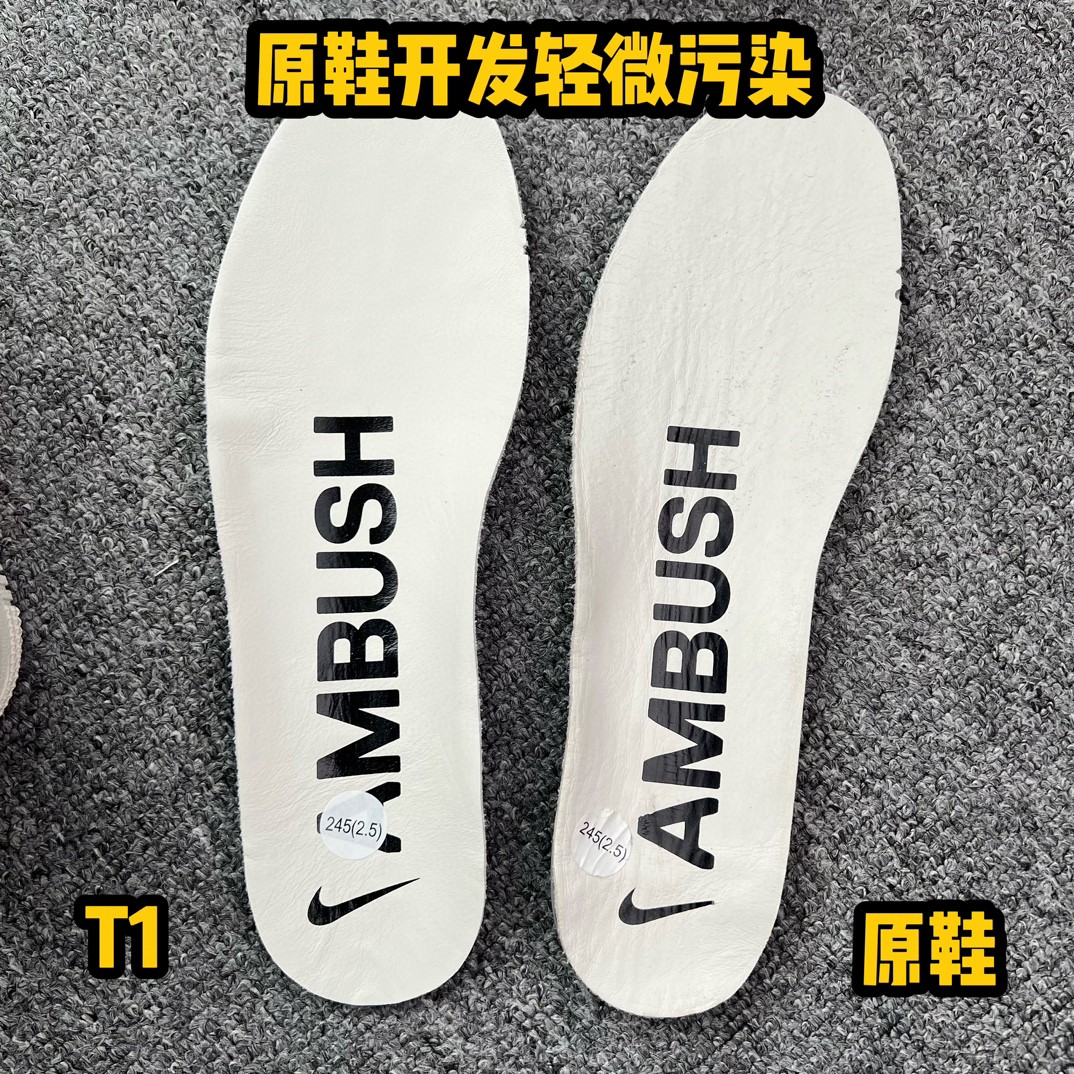 图片[6]-【T1 外贸版】 Ambush x AF1 Air Force 1 Low 空军一号低帮运动板鞋 联名大钩白黑 DV3464-002n市场最优版本 完美品控 全套原原楦纸版 原厂Prime Asia贝利进口皮料加持 越南原大装底数据 私模大底最大开发至47.5 左右脚Logo不同 注意区分 全鞋电脑针车 工整有序 视觉效果满分 新版鞋撑改用纸团代替 原厂港宝加持完美还原灵魂版型 原盒原配从里到外百分百还原 所有细节均可匹配公司原版 发外贸可100%充正SIZE：36-47.5n-莆田鞋批发中心