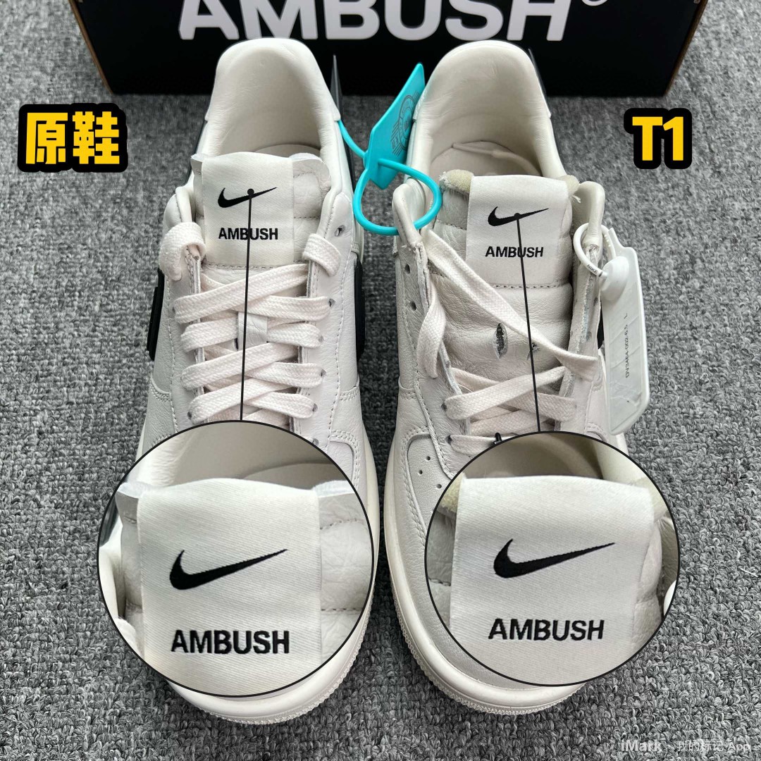 图片[9]-【T1 外贸版】 Ambush x AF1 Air Force 1 Low 空军一号低帮运动板鞋 联名大钩白黑 DV3464-002n市场最优版本 完美品控 全套原原楦纸版 原厂Prime Asia贝利进口皮料加持 越南原大装底数据 私模大底最大开发至47.5 左右脚Logo不同 注意区分 全鞋电脑针车 工整有序 视觉效果满分 新版鞋撑改用纸团代替 原厂港宝加持完美还原灵魂版型 原盒原配从里到外百分百还原 所有细节均可匹配公司原版 发外贸可100%充正SIZE：36-47.5n-莆田鞋批发中心