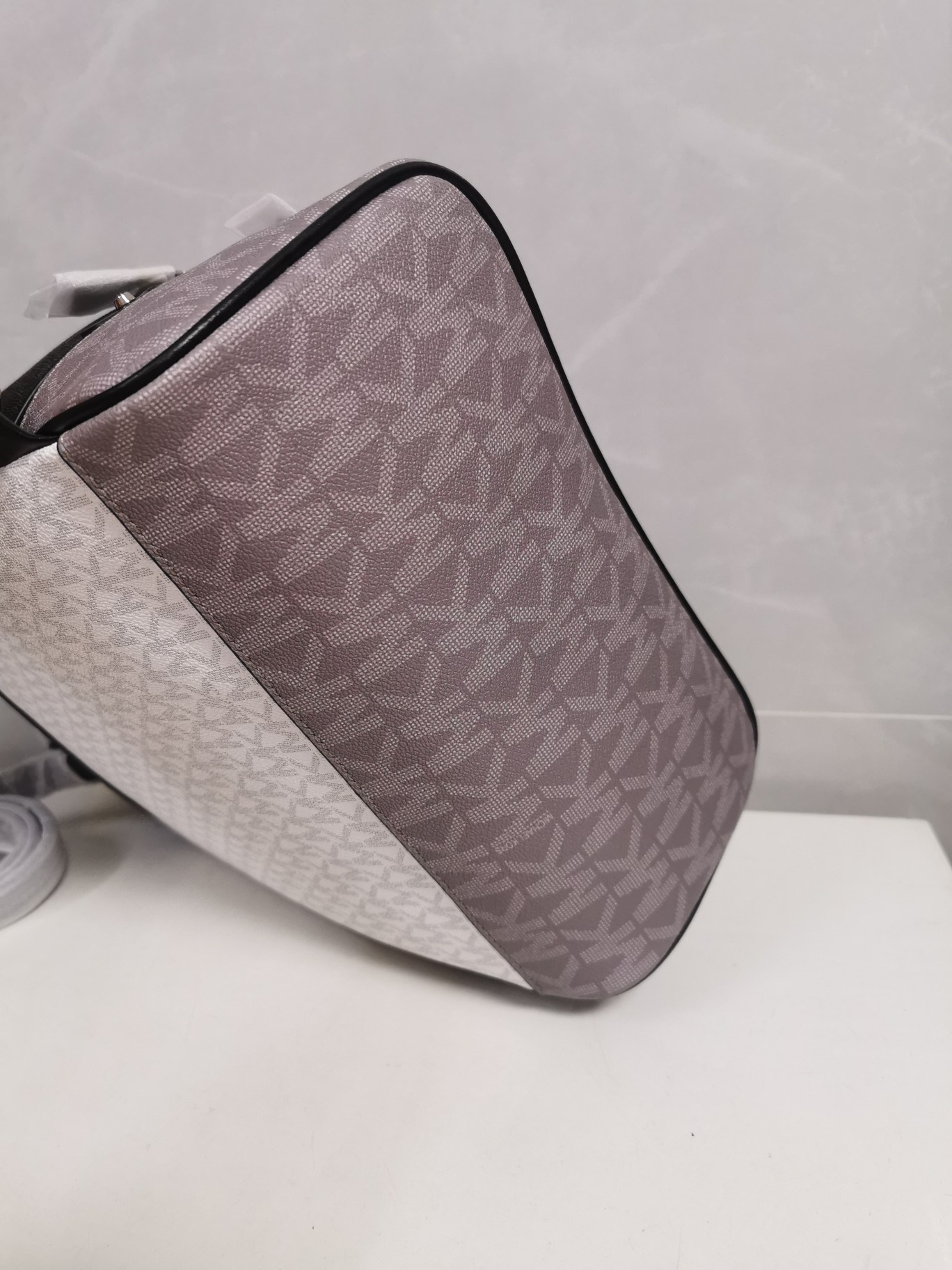 Michael Kors Mk纯原货小字母双肩包拼接女包 RHEA ZIP字母双肩包书包旅行包中号背包
