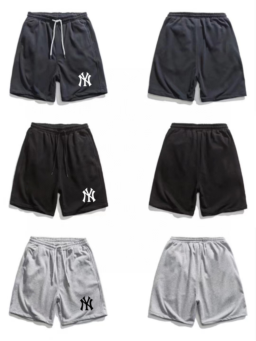 特价80💰不退换
🍫MLB/NY洋基队专柜同步基础logo印花毛圈情侣短裤
不要说你不喜欢这条裤子，简单的版型加上精致的贴布设计！就用两个字绝了！大牌的版型真的无可挑剔，不同于市面的上的垃圾短裤，这条卫裤对于版型很下功夫！看似简单，其实穿起来就有一种说不出的感觉！十分协调，真的好看！独家280g毛圈面料，上身不臃肿！真的好看！独家贴布logo十分精致，起到了画龙点睛的作用！
颜色 黑色 灰色 铁灰
尺码m~2xl
