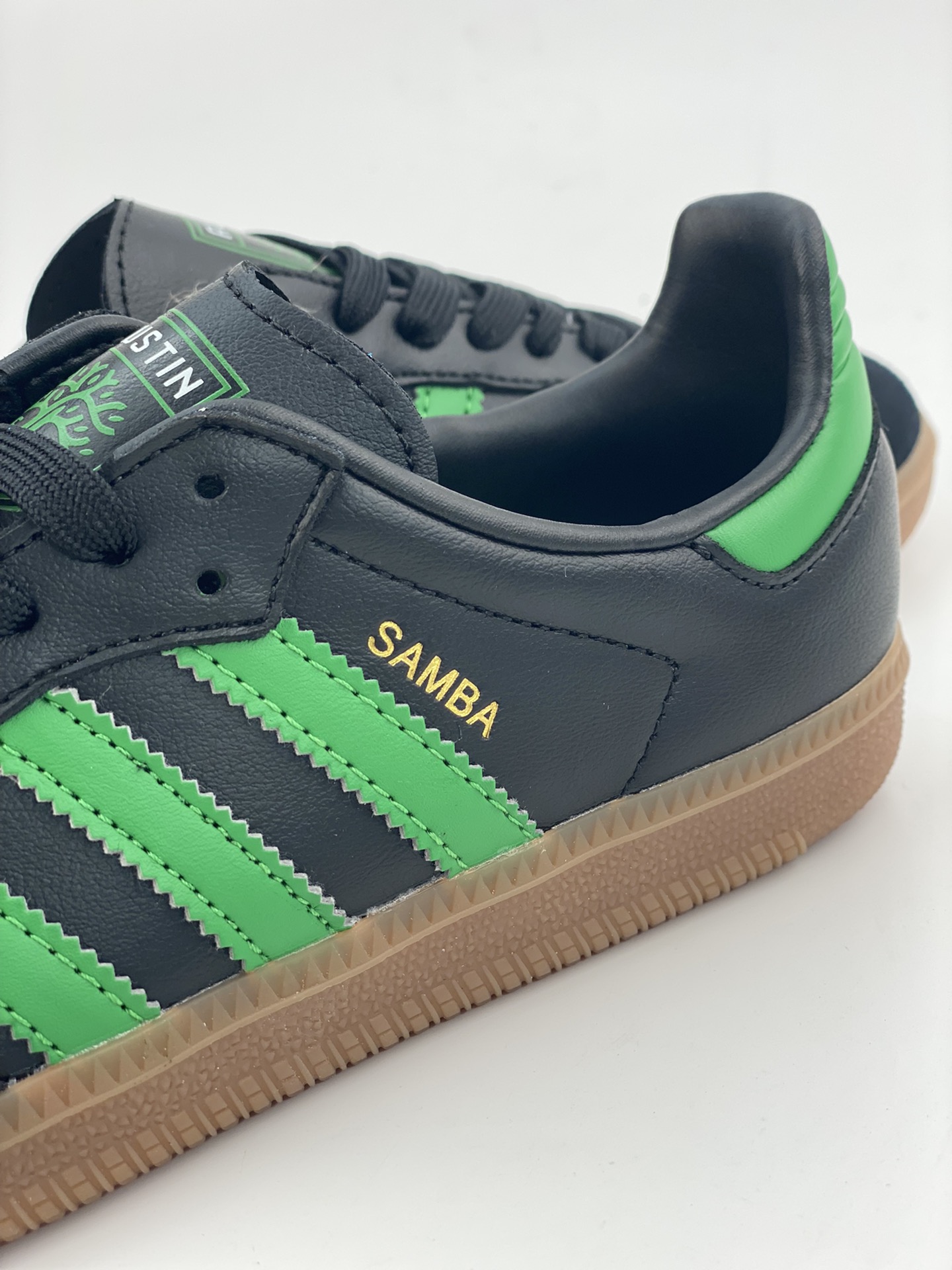 180 adidas originals Samba Team 黑绿 HQ7035