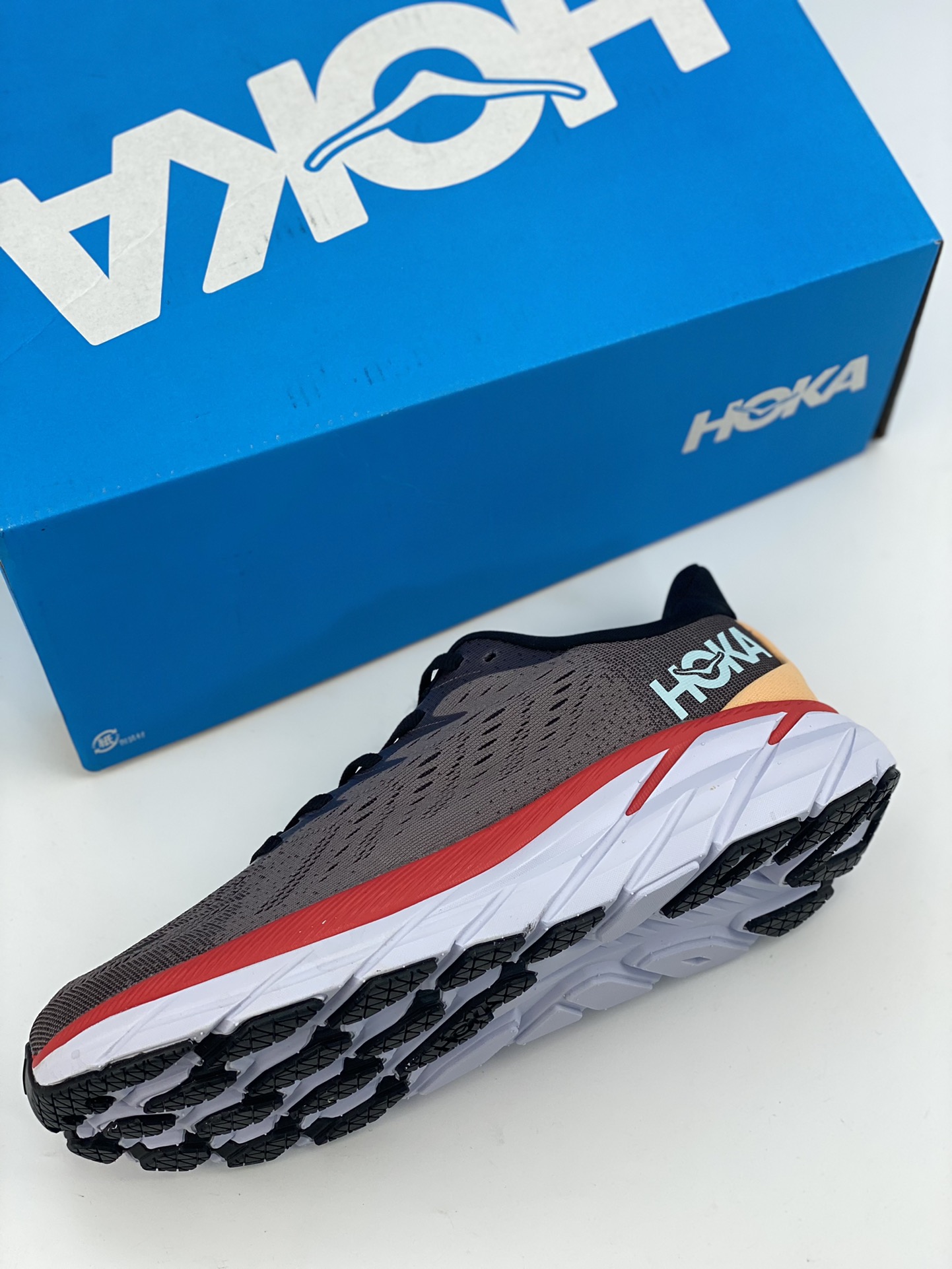 170 Hoka One One Clifton 8 低帮厚底轻量户外运动鞋