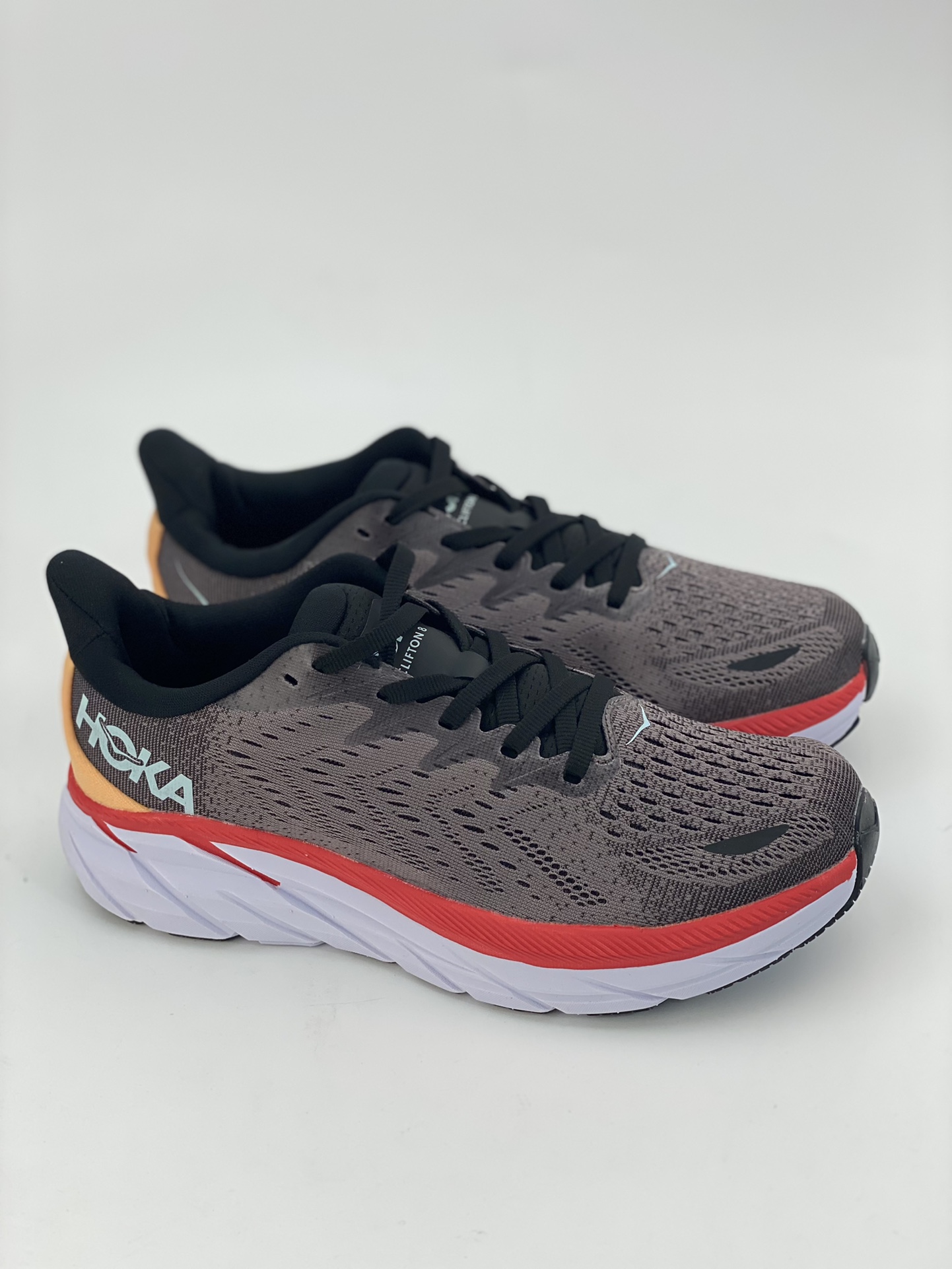 170 Hoka One One Clifton 8 低帮厚底轻量户外运动鞋