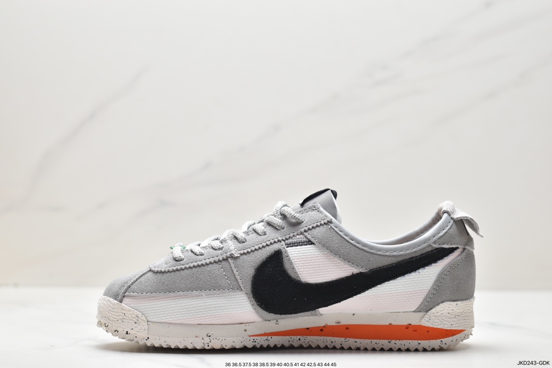 运动跑鞋, 跑鞋, 联名, 耐克, Union x Nike Cortez, Nike Cortez, NIKE, EVA, DR1413-020 - 耐克 Union x Nike Cortez 防滑耐磨舒适 低帮 休闲运动跑鞋 灰色 DR1413-020