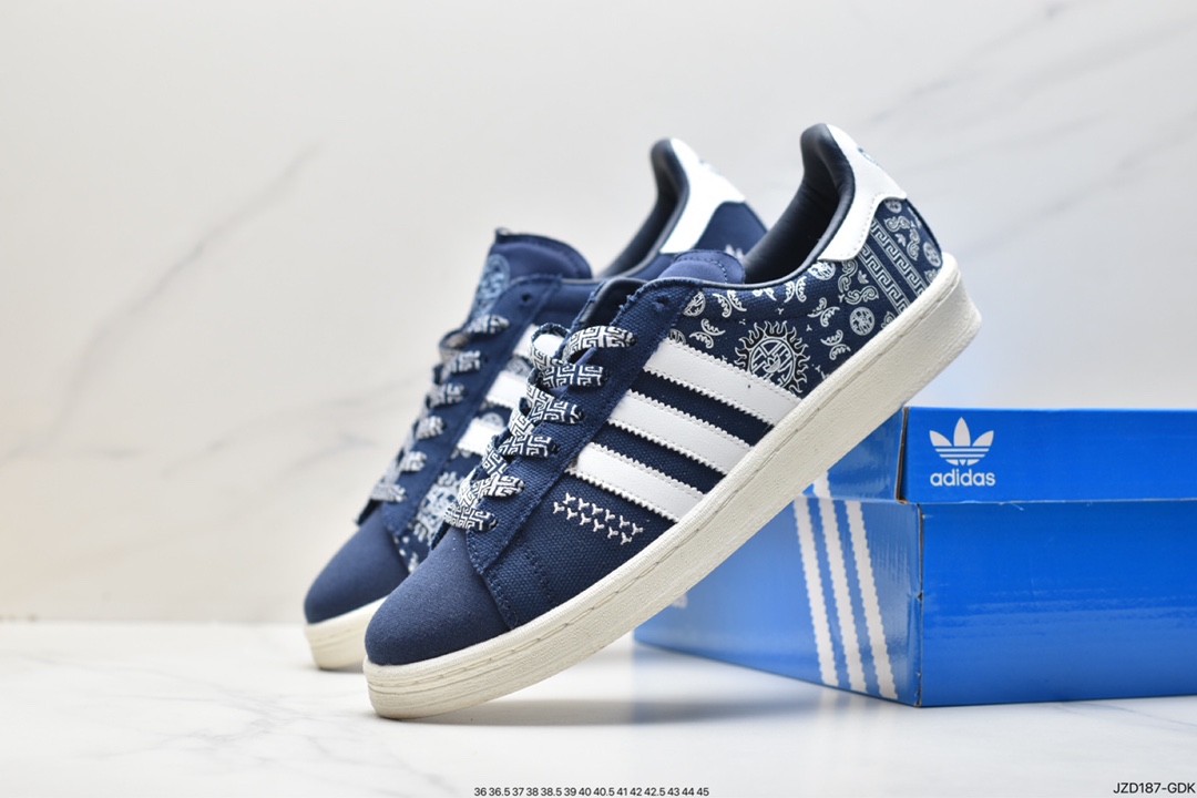 Adidas Campus 80S clover campus casual sneakers IG7955