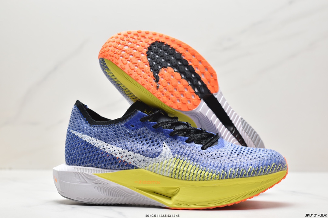 160 耐克NIKE ZoomX Vaporfly NEXT% 3 马拉松泡棉超轻缓震运动慢跑鞋 DV4130-431