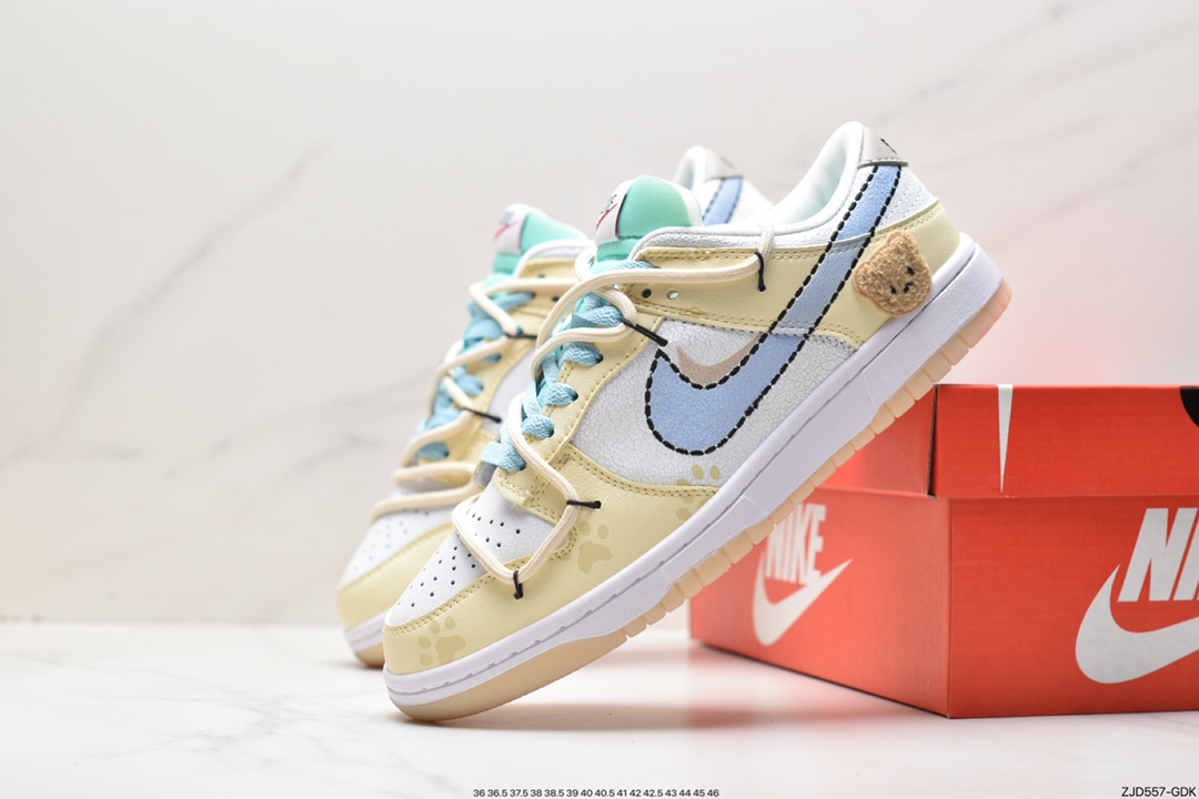 240 Nike SB Dunk Low 解构抽绳绑带低帮滑板鞋 DX3633-100