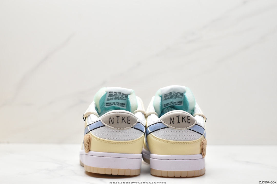 240 Nike SB Dunk Low 解构抽绳绑带低帮滑板鞋 DX3633-100