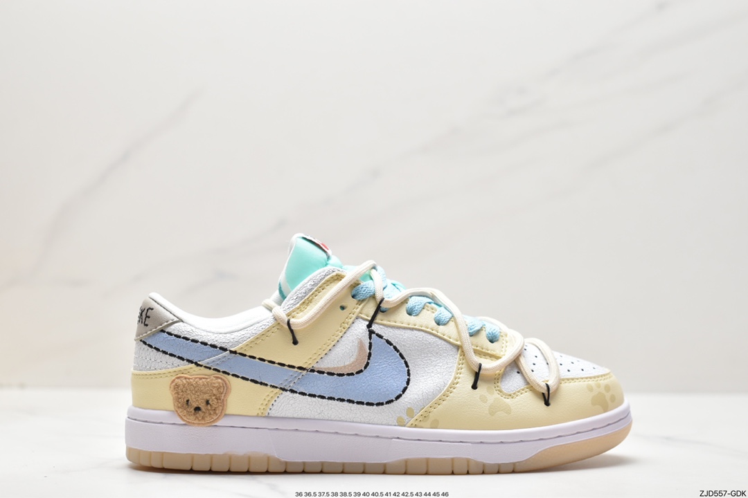 240 Nike SB Dunk Low 解构抽绳绑带低帮滑板鞋 DX3633-100