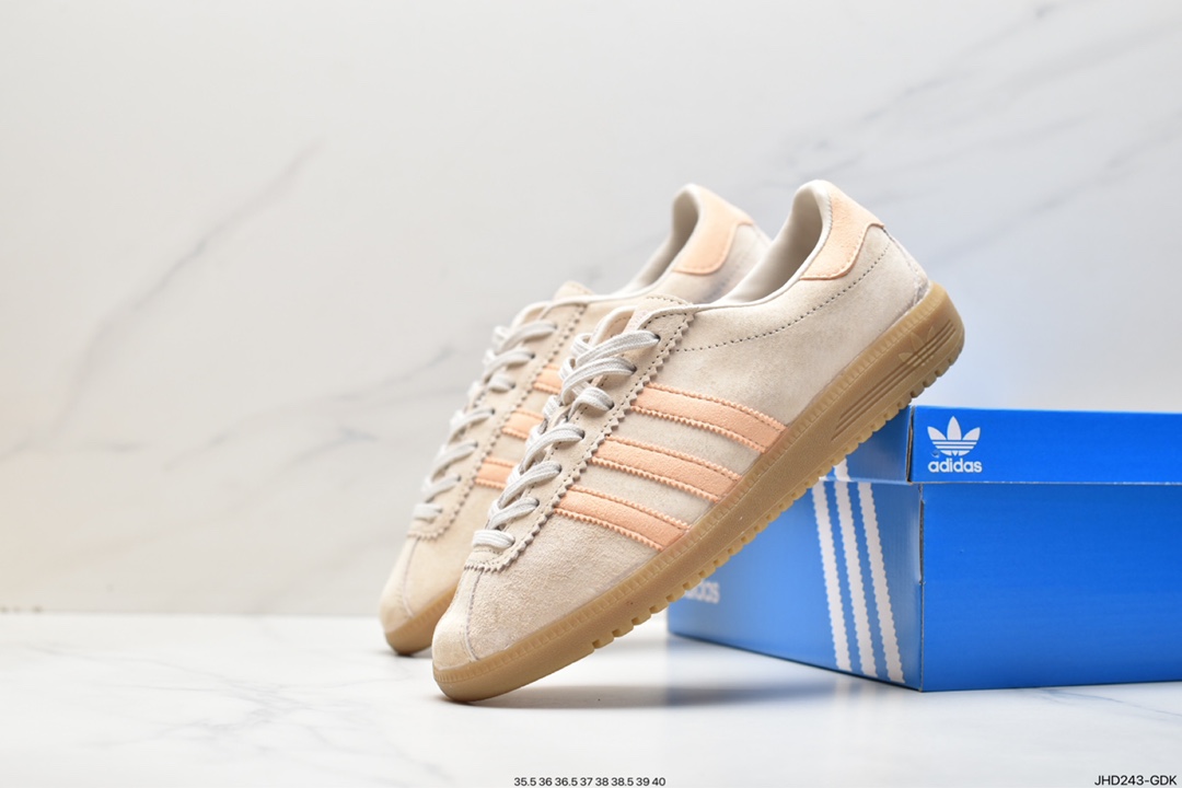 Clover Adidas BERMUDA pig leather retro sneakers series