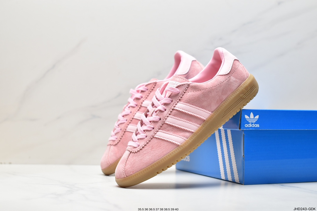 Clover Adidas BERMUDA pig leather retro sneakers series