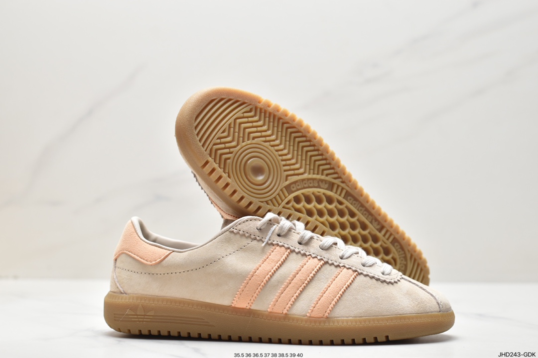 Clover Adidas BERMUDA pig leather retro sneakers series