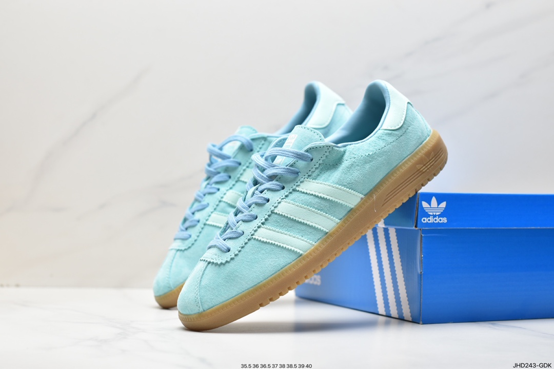 Clover Adidas BERMUDA pig leather retro sneakers series