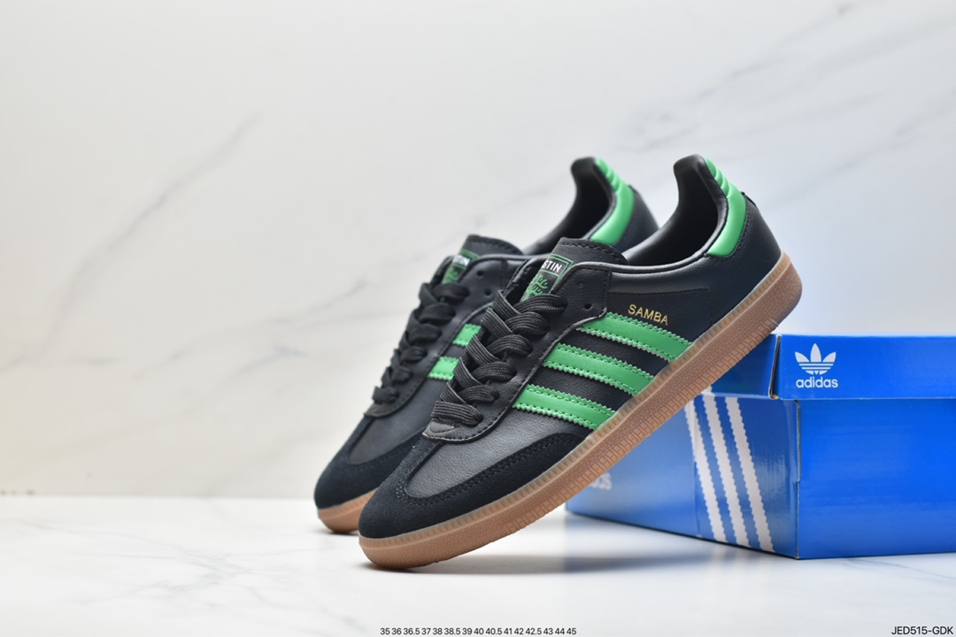 Adidas Argentina 2022 World Cup Clover SAMBA TEAM Retro Trendy Sneakers HQ7035