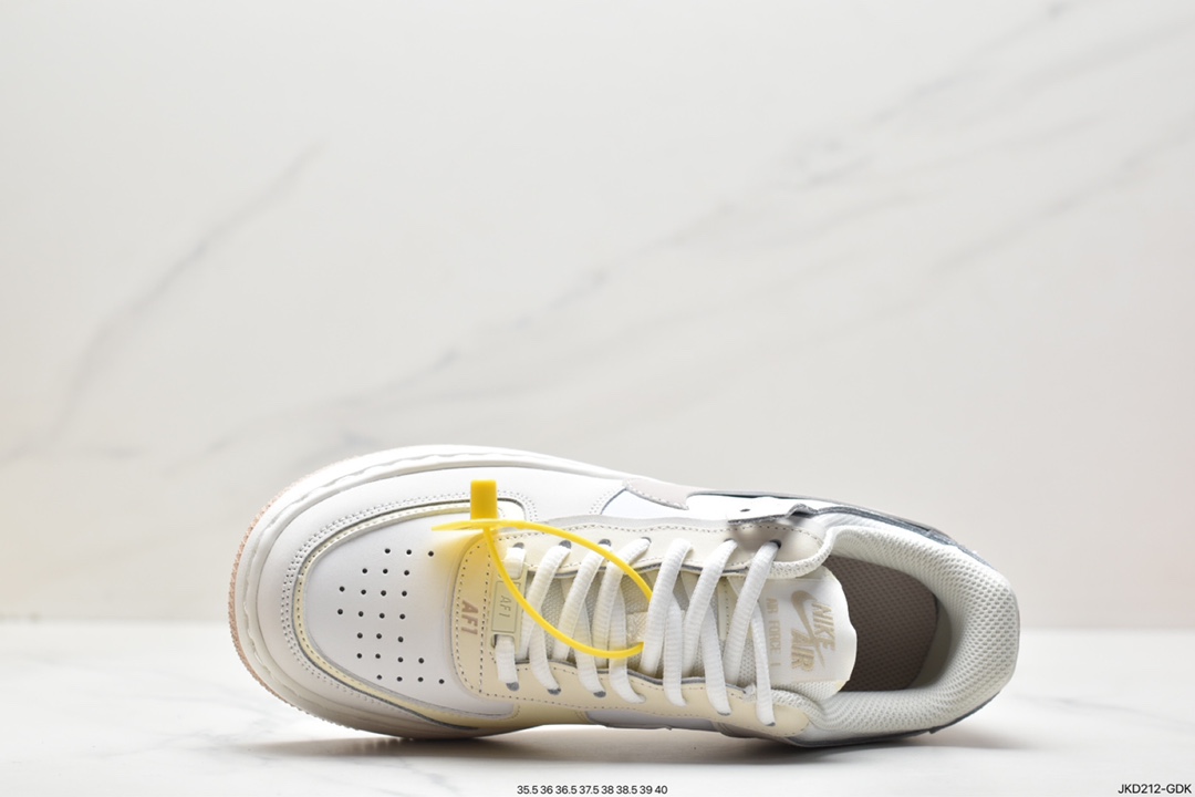 160 Nike Air Force 1 Shadow 新配色轻量增高低帮百搭板鞋 FN3444-121