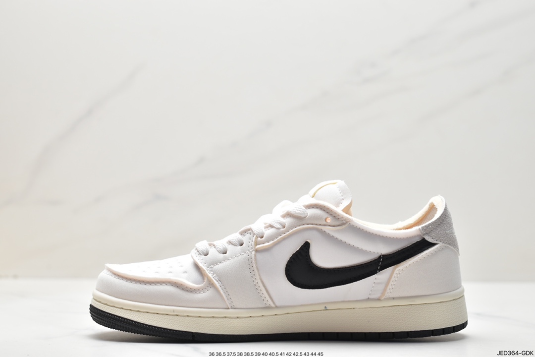150 Air Jordan 1 Low 黑灰脚趾 AJ1乔1低帮休闲板鞋 DV0982-100