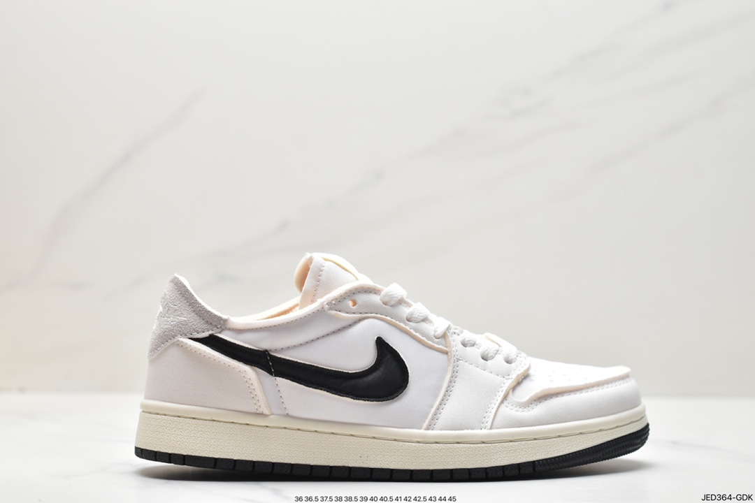 150 Air Jordan 1 Low 黑灰脚趾 AJ1乔1低帮休闲板鞋 DV0982-100