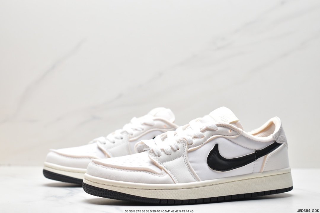 150 Air Jordan 1 Low 黑灰脚趾 AJ1乔1低帮休闲板鞋 DV0982-100