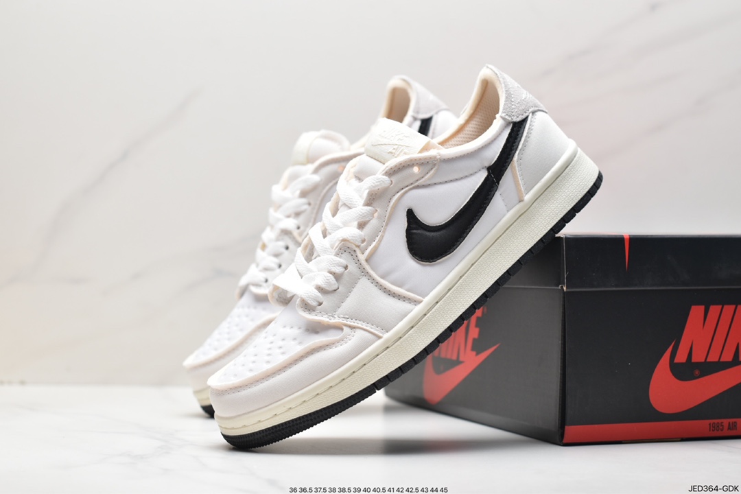150 Air Jordan 1 Low 黑灰脚趾 AJ1乔1低帮休闲板鞋 DV0982-100