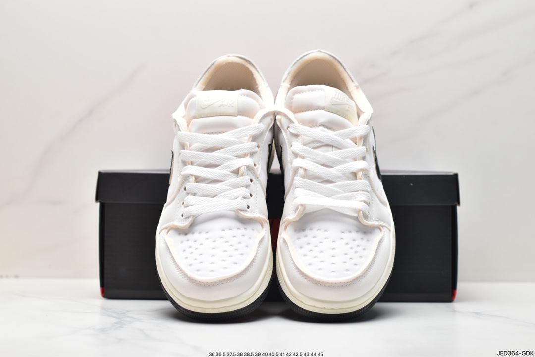 150 Air Jordan 1 Low 黑灰脚趾 AJ1乔1低帮休闲板鞋 DV0982-100