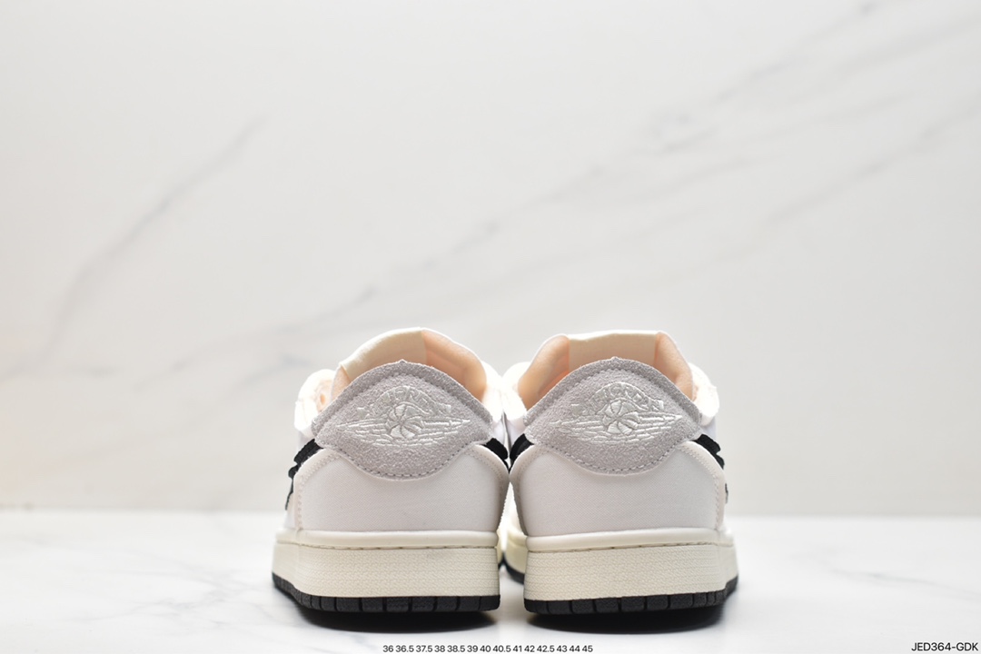 150 Air Jordan 1 Low 黑灰脚趾 AJ1乔1低帮休闲板鞋 DV0982-100