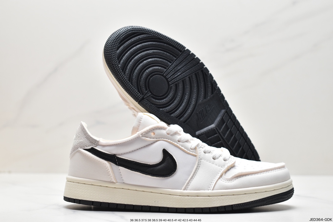 150 Air Jordan 1 Low 黑灰脚趾 AJ1乔1低帮休闲板鞋 DV0982-100