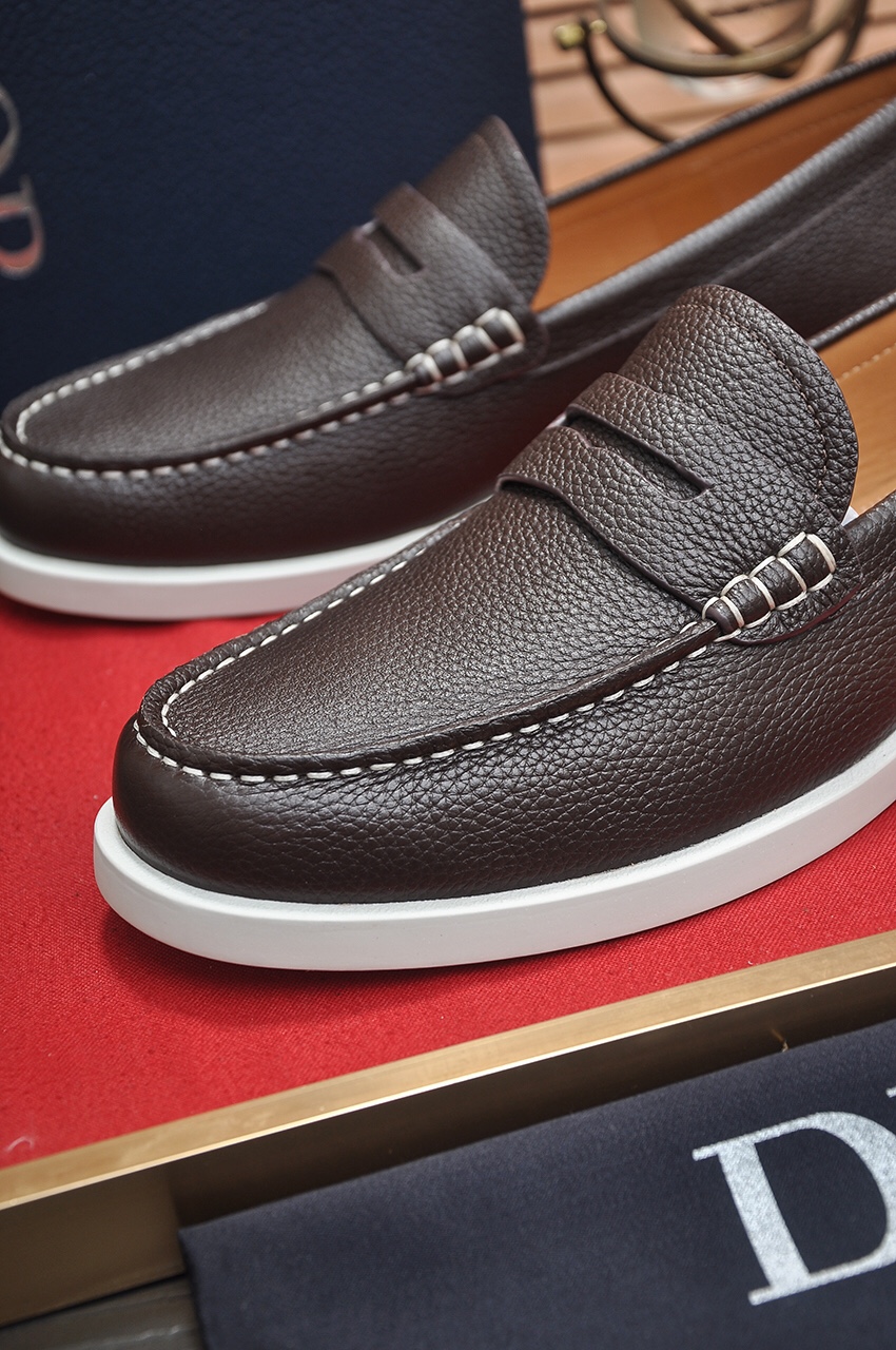 Dior Men's Brown Leather Penny Loafers - Original Quality 9 i1685817477 4108 7