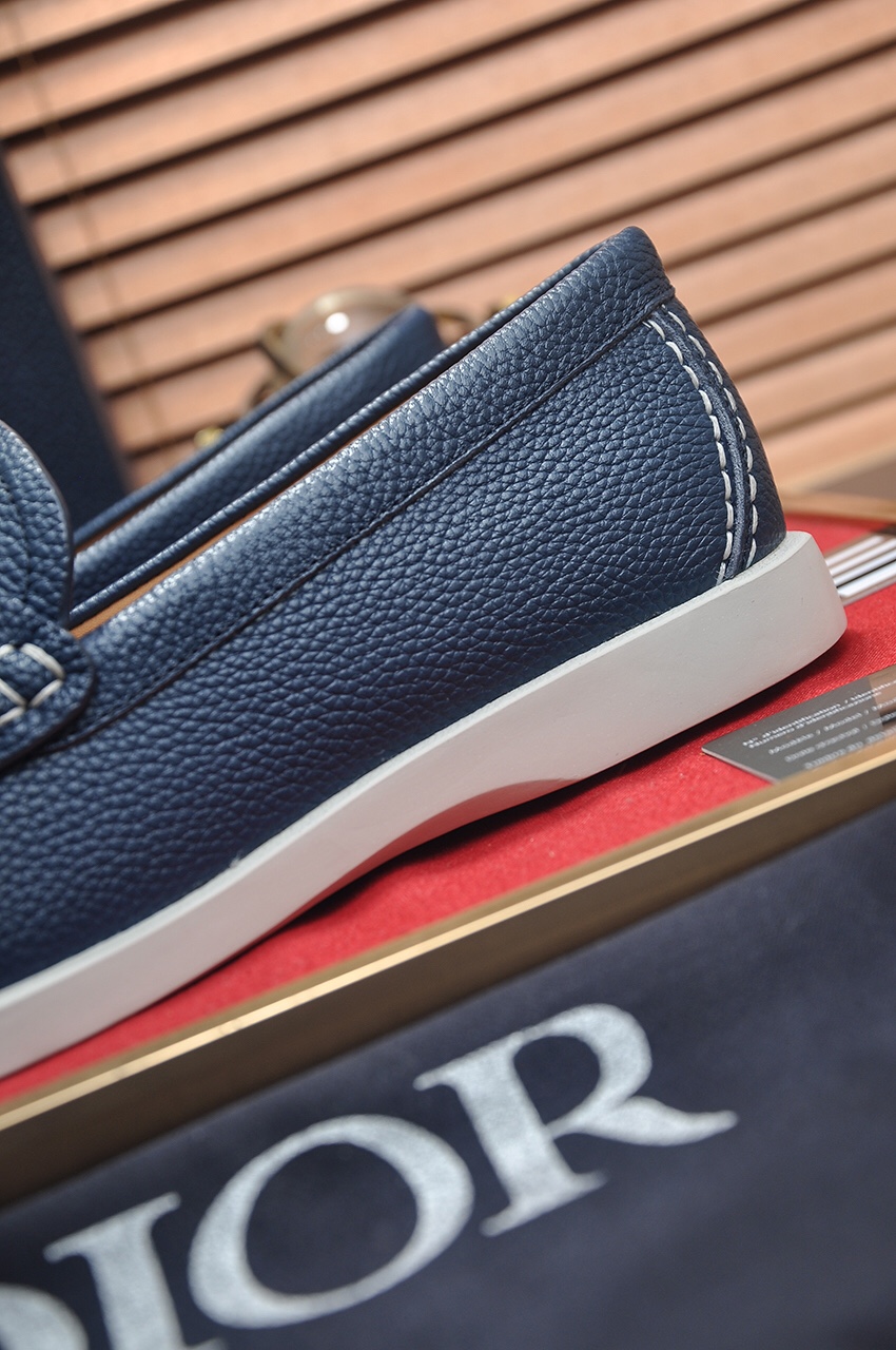 Dior Men's Blue Leather Loafers, Italian Craftsmanship, Sizes 38-45 10 i1685817491 9535 8