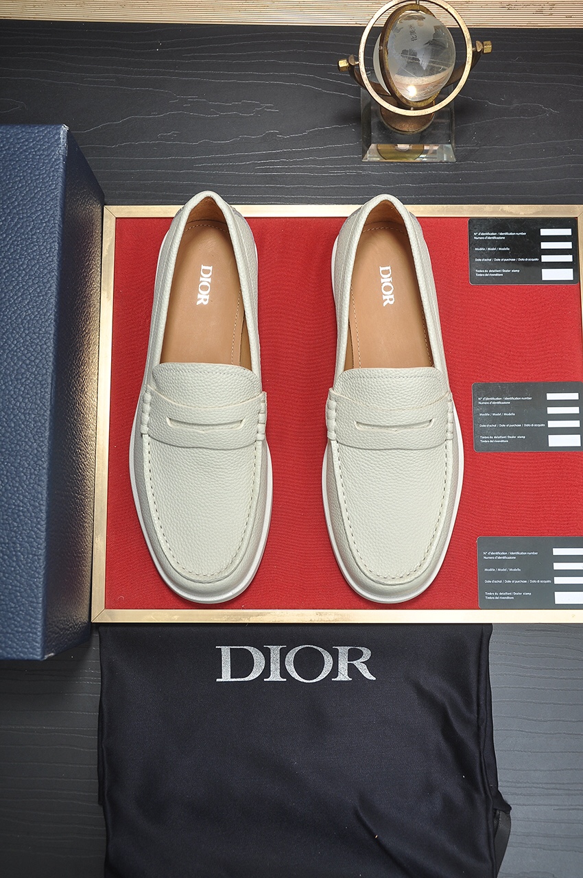 Dior Leather Loafers, Italian Leather, Original Quality, Sizes 38-45 1 Dior Leather Loafers, Italian Leather, Original Quality, Sizes 38-45
