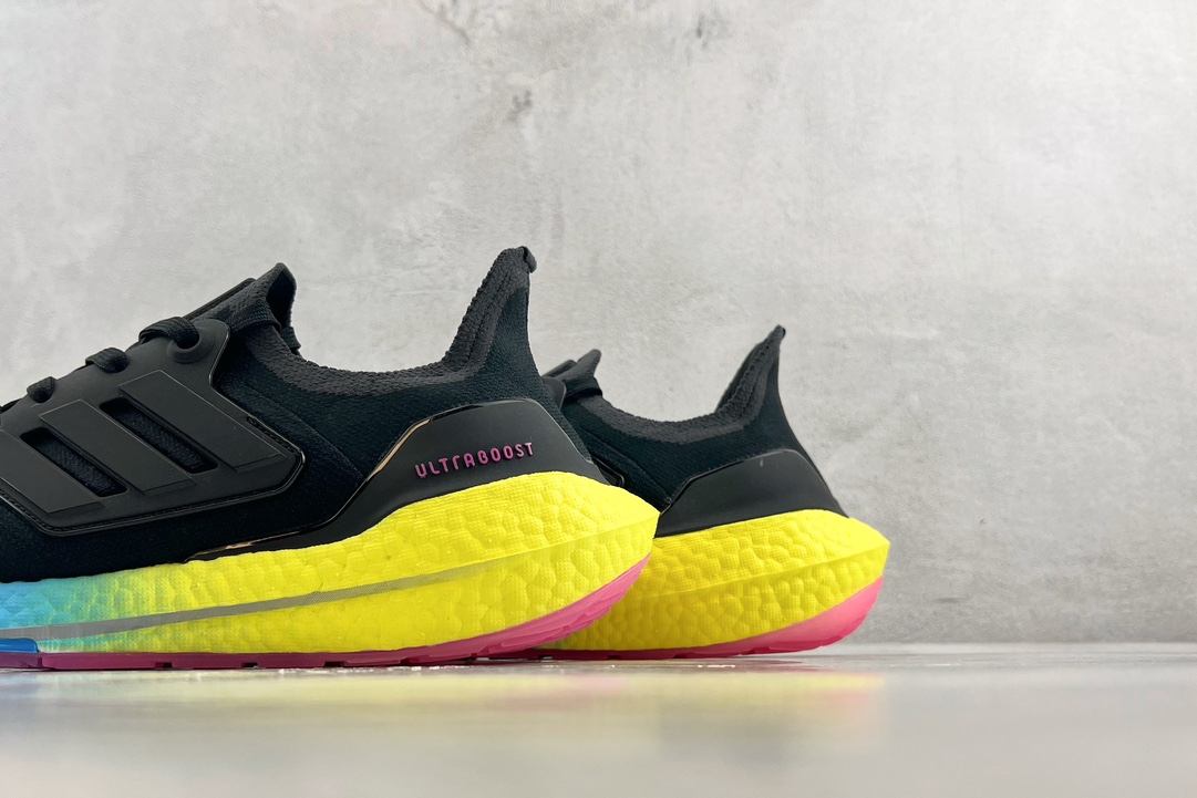 adidas UItraboost 22 black and yellow GV8829