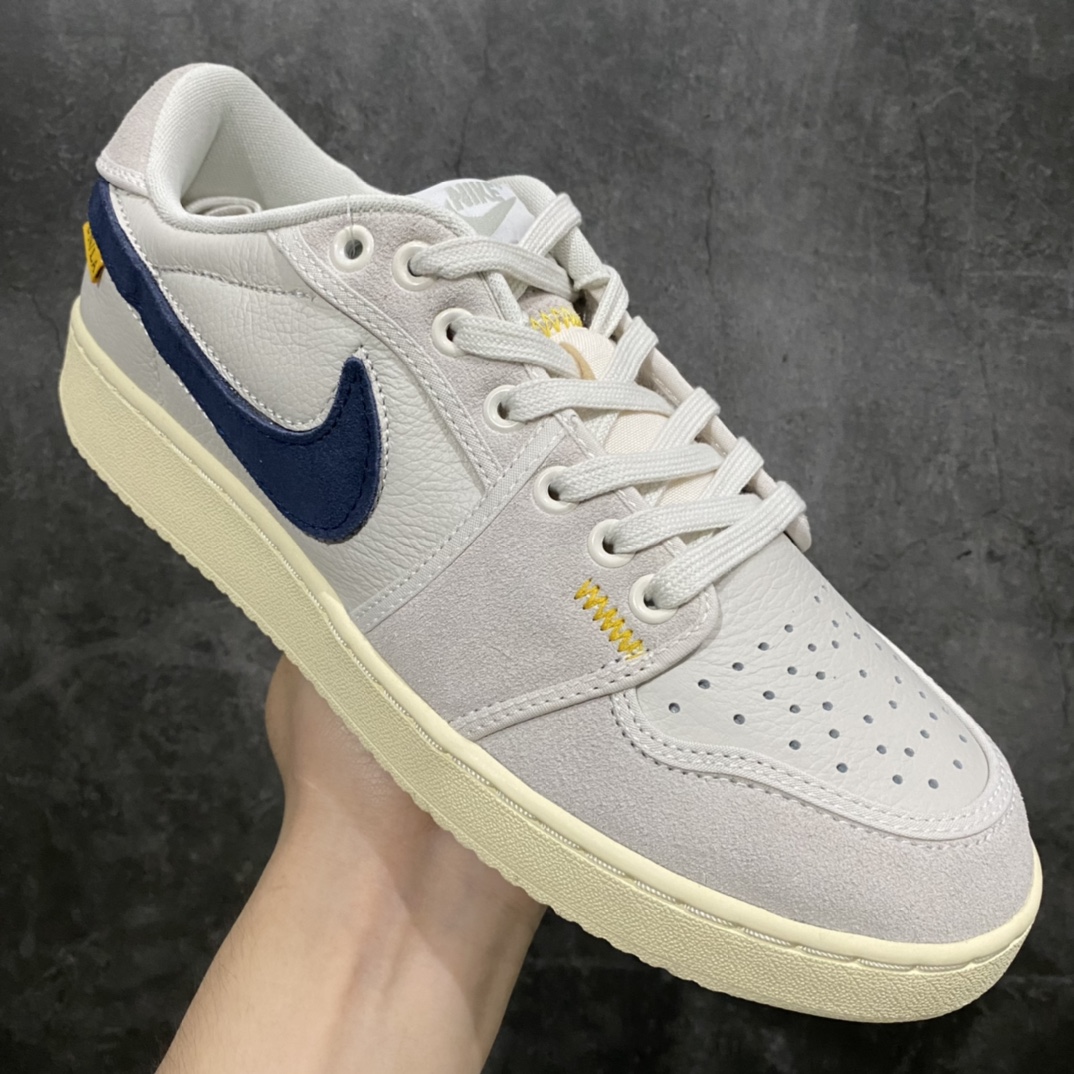 320 【Top版本】Union x Jordan 1 KO "Sail" 联名低帮换勾休闲板鞋 DZ4864-100