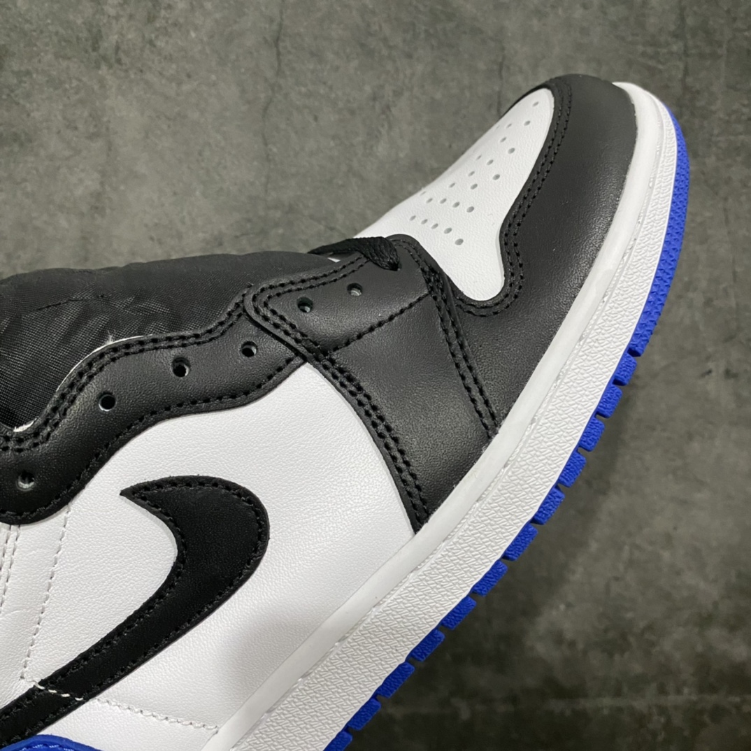 图片[6]-【纯原X版】Fragment Design x Air Jordan 1 Retro High AJ1黑白蓝藤原浩大闪电高帮 716371-040n市售顶级品质 原厂头层皮 鞋型细节到位n闪电⚡压印深度立体 玻璃冲刀裁片超高清洁度溢胶控制完美 高端零售首选版本💪🏻 尺码：40-47.5-莆田鞋批发中心