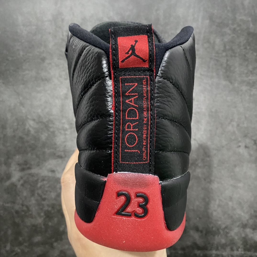 500 【外贸纯原版本】Air Jordan 12 Retro "Flu Game" 高帮 病倒 AJ12高邦 黑红 130690-002